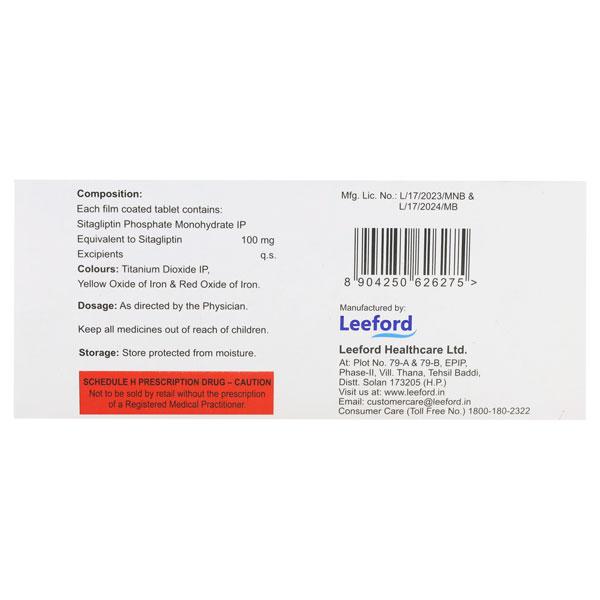 SITAFORD 100 Tablet 10's