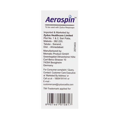 AEROSPIN Device 1's