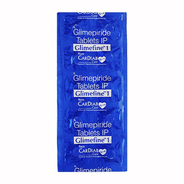 GLIMEFINE 1 Tablet 10's
