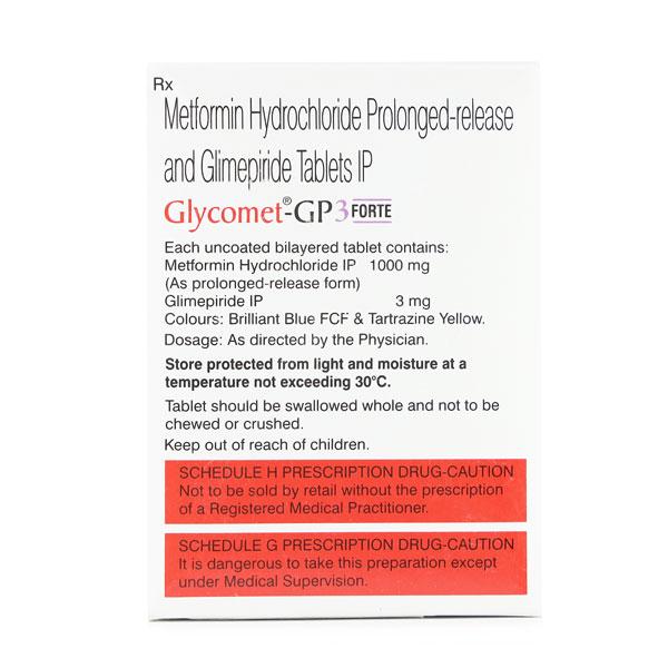 Glycomet Gp3 Forte Tablet 10'S