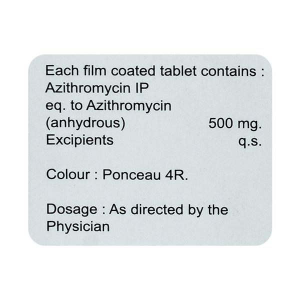 AZITOX 500mg Tablet 3's