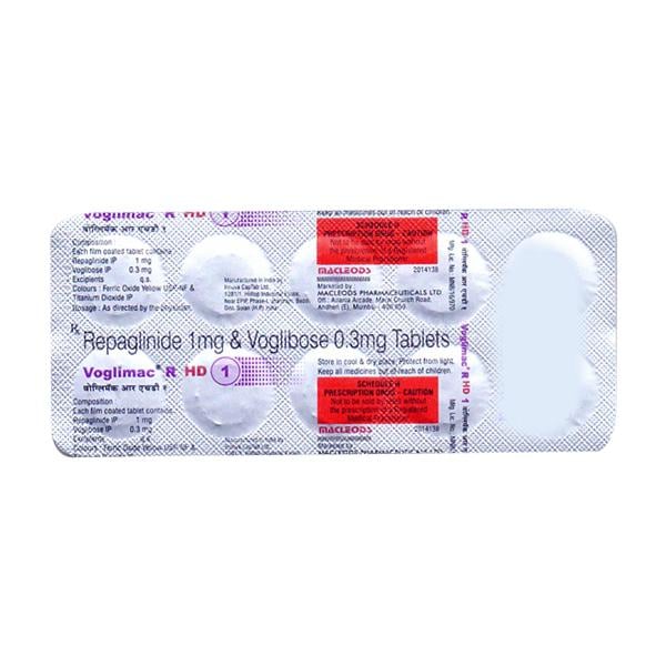 VOGLIMAC R HD 1 Tablet 10's