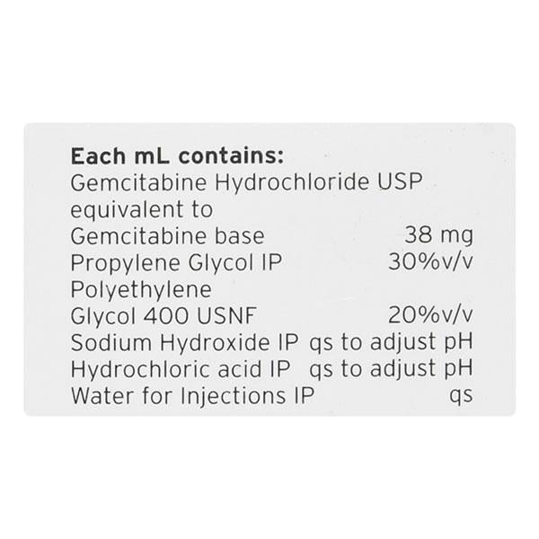 Gemita 200mg Injection 1's