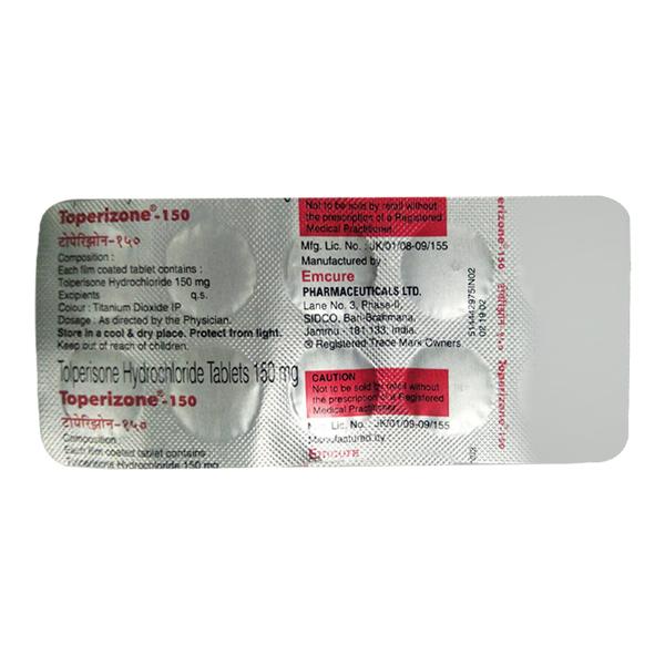 TOPERIZONE 150mg Tablet 10's
