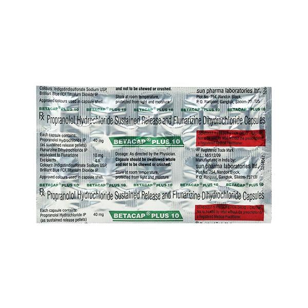 Betacap Plus 10mg Capsule 10'S