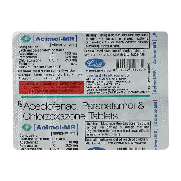 Acimol MR Tablet 10'S