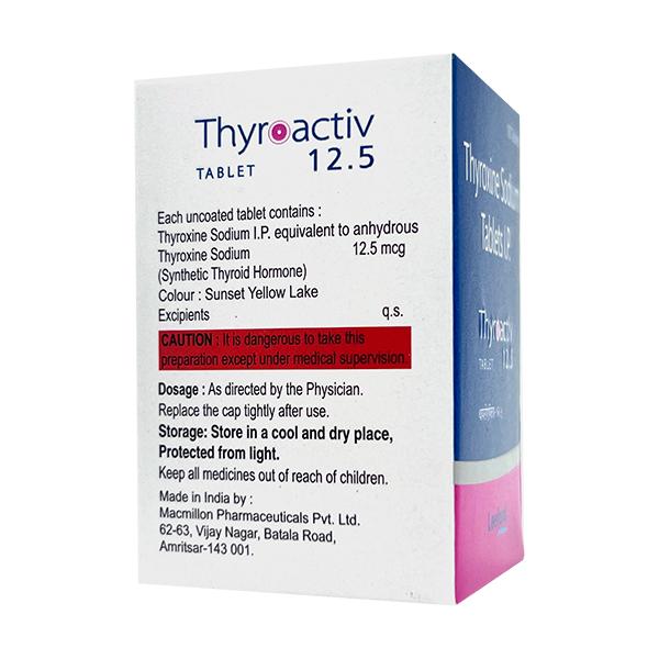 THYROACTIV 12.5 Tablet 100's
