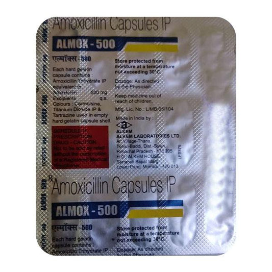 Almox 500mg Capsule 15'S