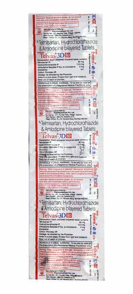 Telvas 3D 80mg Tablet 10'S