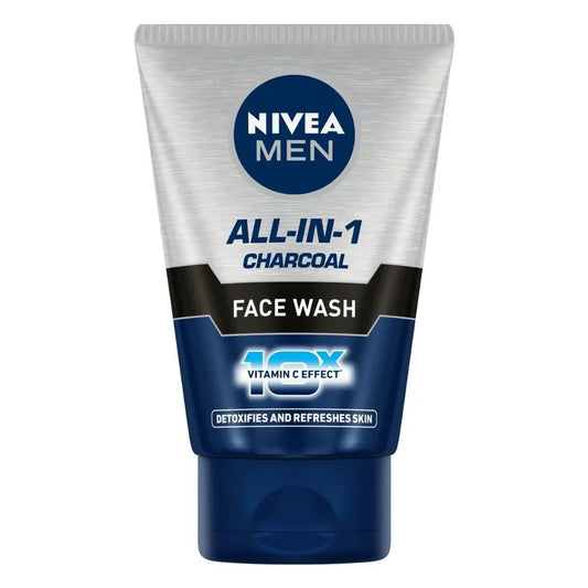 Nivea Men All-In-1 Charcoal Face Wash, 50 gm