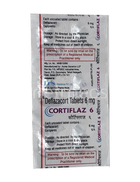 Cortiflaz 6mg Tablet 6'S