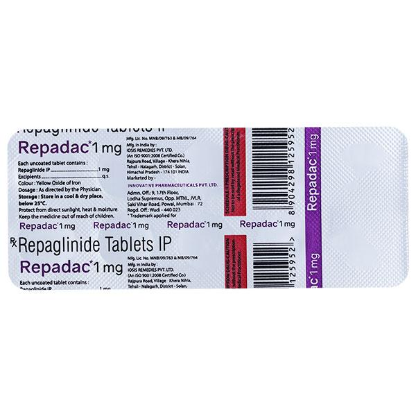 REPADAC 1mg Tablet 10's