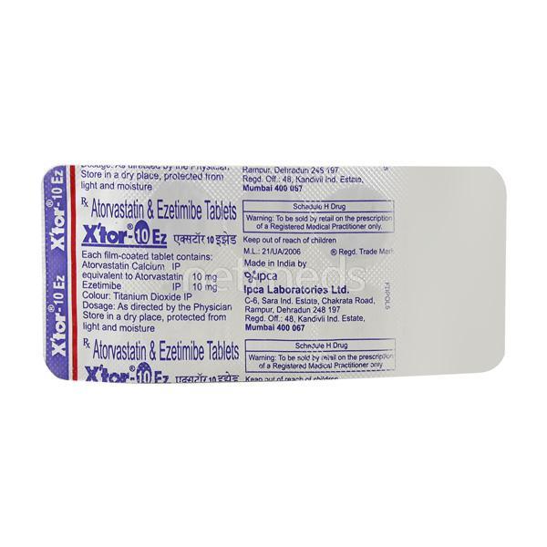 Xtor EZ 10mg Tablet 10'S