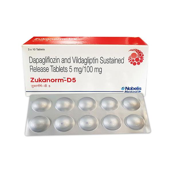 ZUKANORM D 5 Tablet 10's
