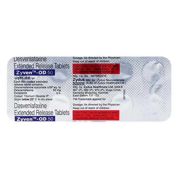 Zyven OD 50mg Tablet 10'S
