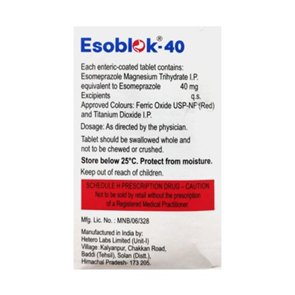 ESOBLOK 40 Tablet 15's