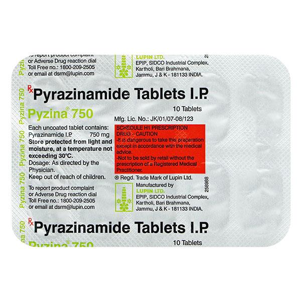 PYZINA 750MG TABLET 10'S