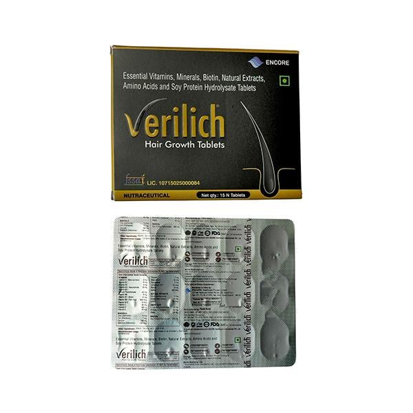 VERILICH HAIR GROWTH Tablet 15's