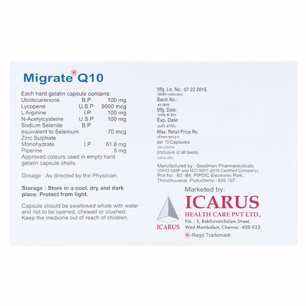 Migrate Q10 Capsule 10's
