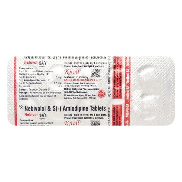 NEBIVOL SA Tablet 10's