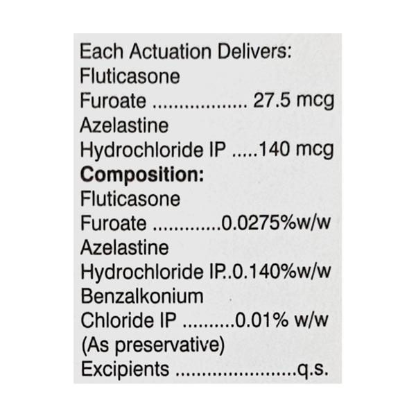 Spiroflut A 27.5/140mcg Nasal Spray 70Md