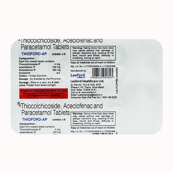 Thioford AP Tablet 10'S