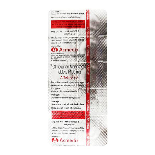 AFFOLMY 20 Tablet 10's