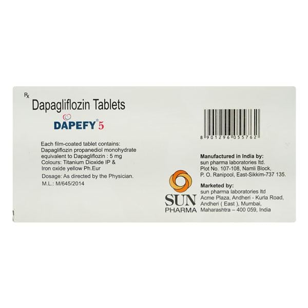 DAPEFY 5 Tablet 14's