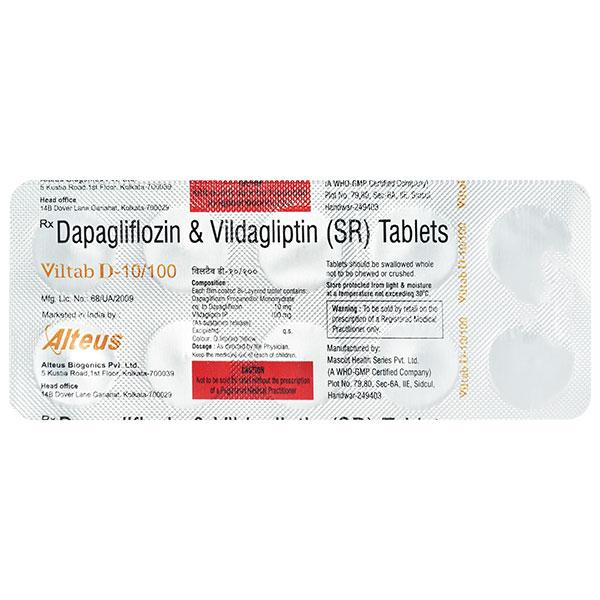 VILTAB D 10/100 Tablet 10's