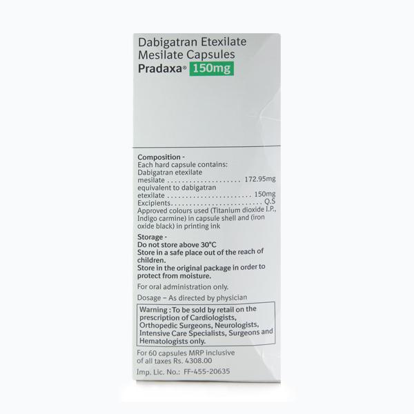 Pradaxa 150mg Capsule 10'S