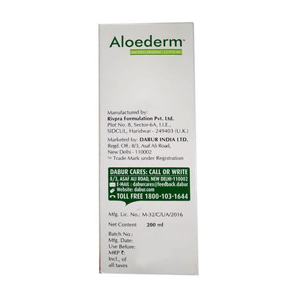 Aloederm Moisturising Lotion 200ml
