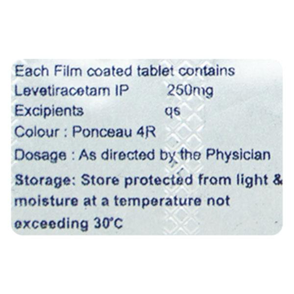 Levetrix 250mg Tablet 10'S