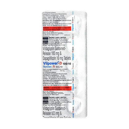 VILPOWER D 100/10 Tablet 10's