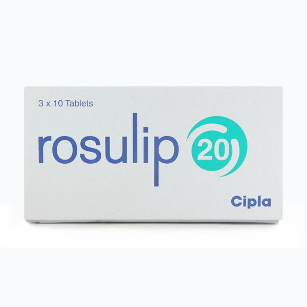 Rosulip 20mg Tablet 10'S
