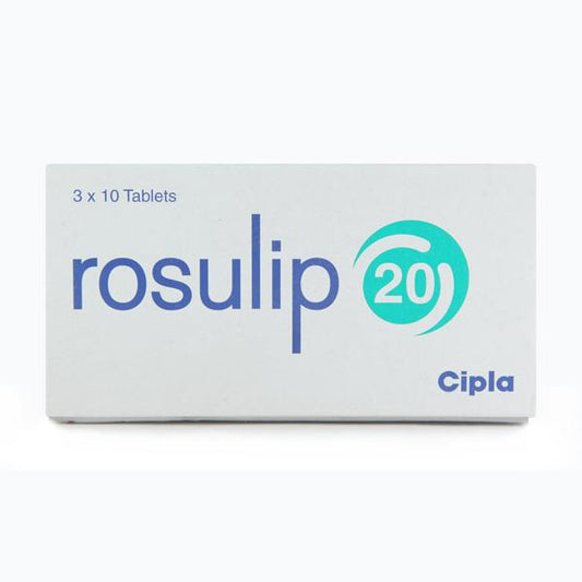 Rosulip 20mg Tablet 10'S