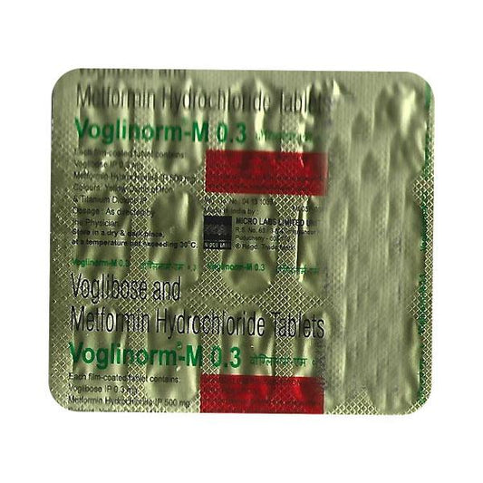 VOGLINORM M 0.3 Tablet 15's