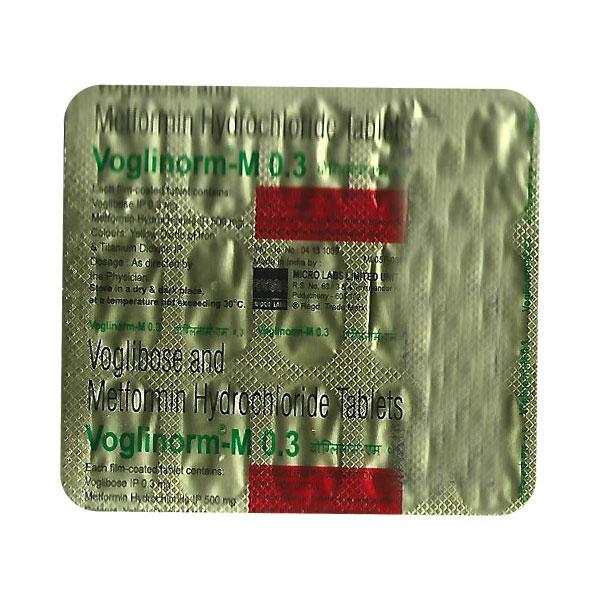 VOGLINORM M 0.3 Tablet 15's