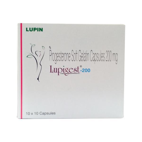 Lupigest 200mg Capsule 10'S