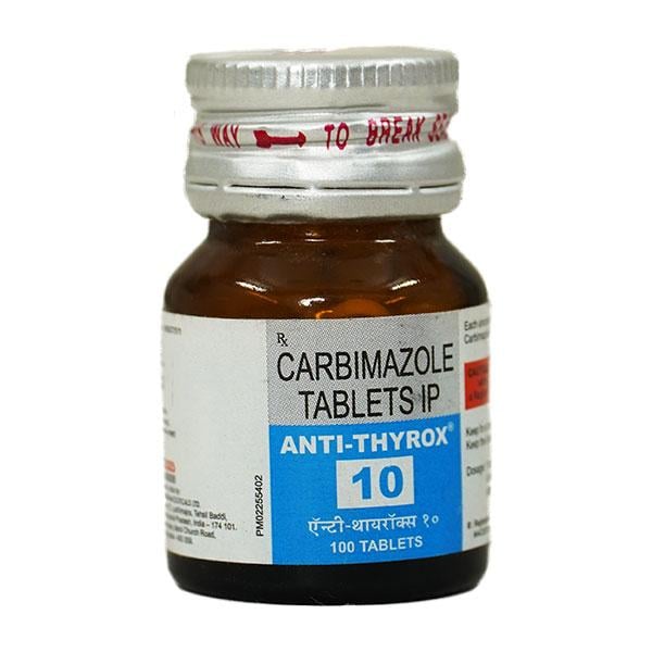 Anti Thyrox 10mg Tablet 100'S