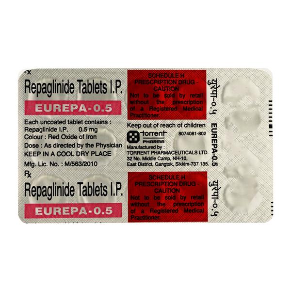 EUREPA 0.5mg Tablet 15's