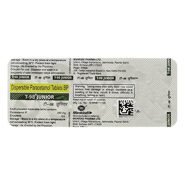 T 98 JUNIOR Tablet 10's