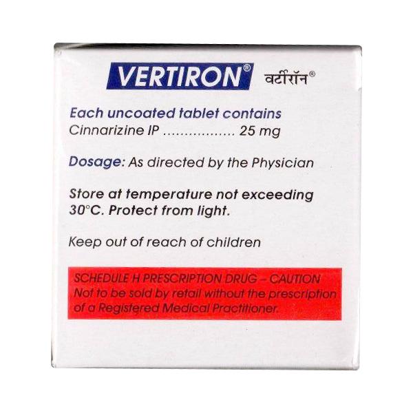 Vertiron 25mg Tablet 25'S