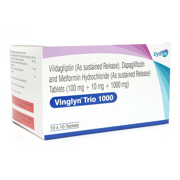 VINGLYN TRIO 1000 Tablet 10's