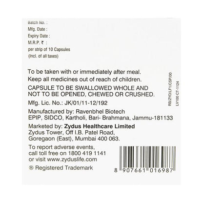 LIVAFIN O 100 Capsule 10's