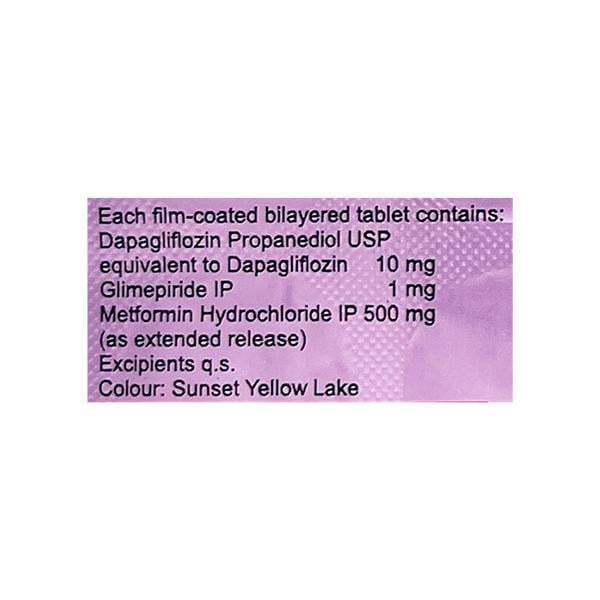 DIAPRIDE DM 1 Tablet 10's