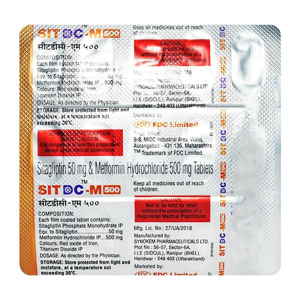 SITDC M 500 Tablet 15's