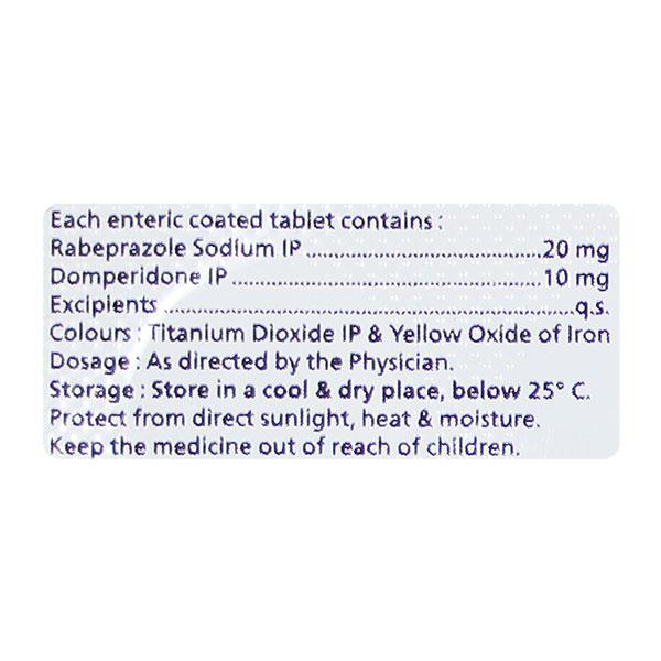 RABEPRAZ D Tablet 10's