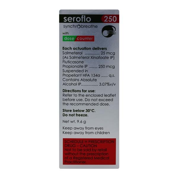Seroflo 250 Synchrobreathe Inhaler 120Mdi