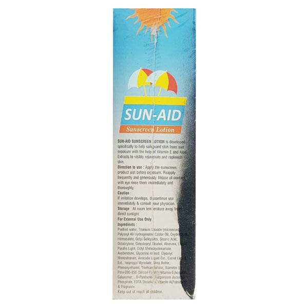 SUN AID SPF 75+ SUNCREEN Lotion 100gm