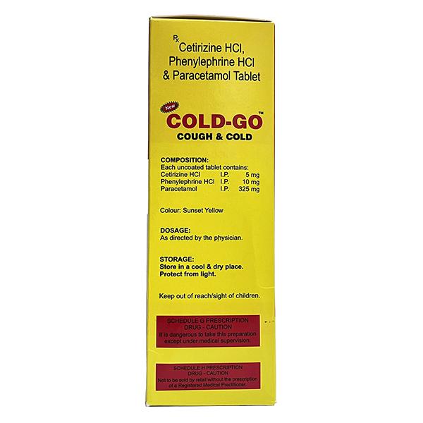 COLD GO NEW Tablet 10's – Global Surgicals